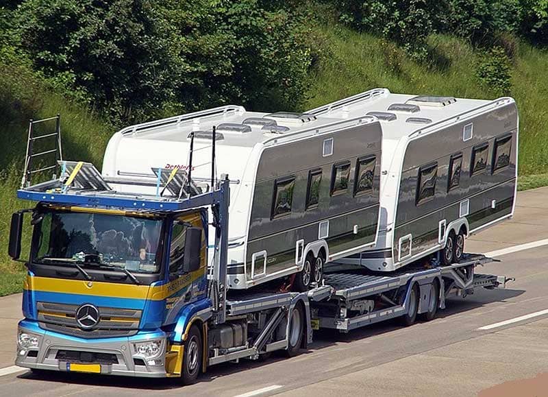 transporte de caravana por camión fácil barato Leadmee